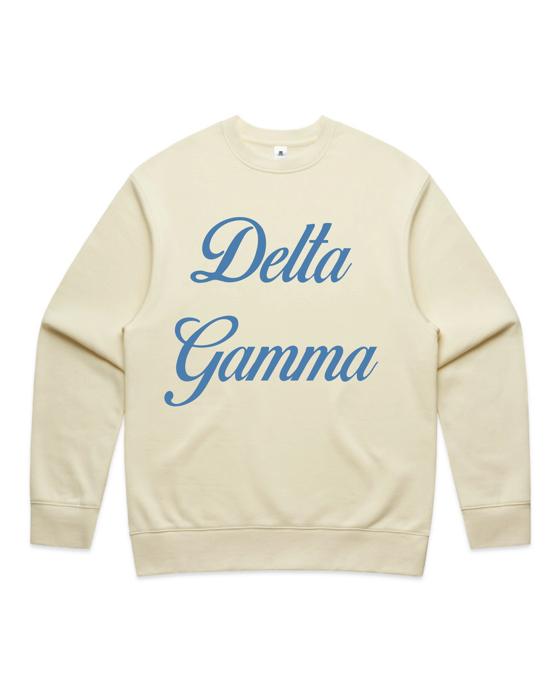Cursive Script Butter Heavy Weight Crewneck