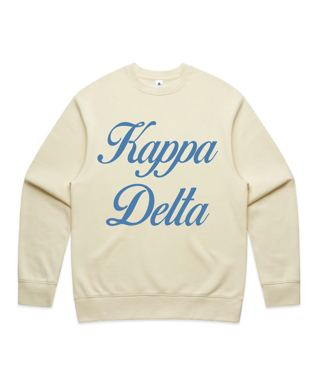 Cursive Script Butter Heavy Weight Crewneck