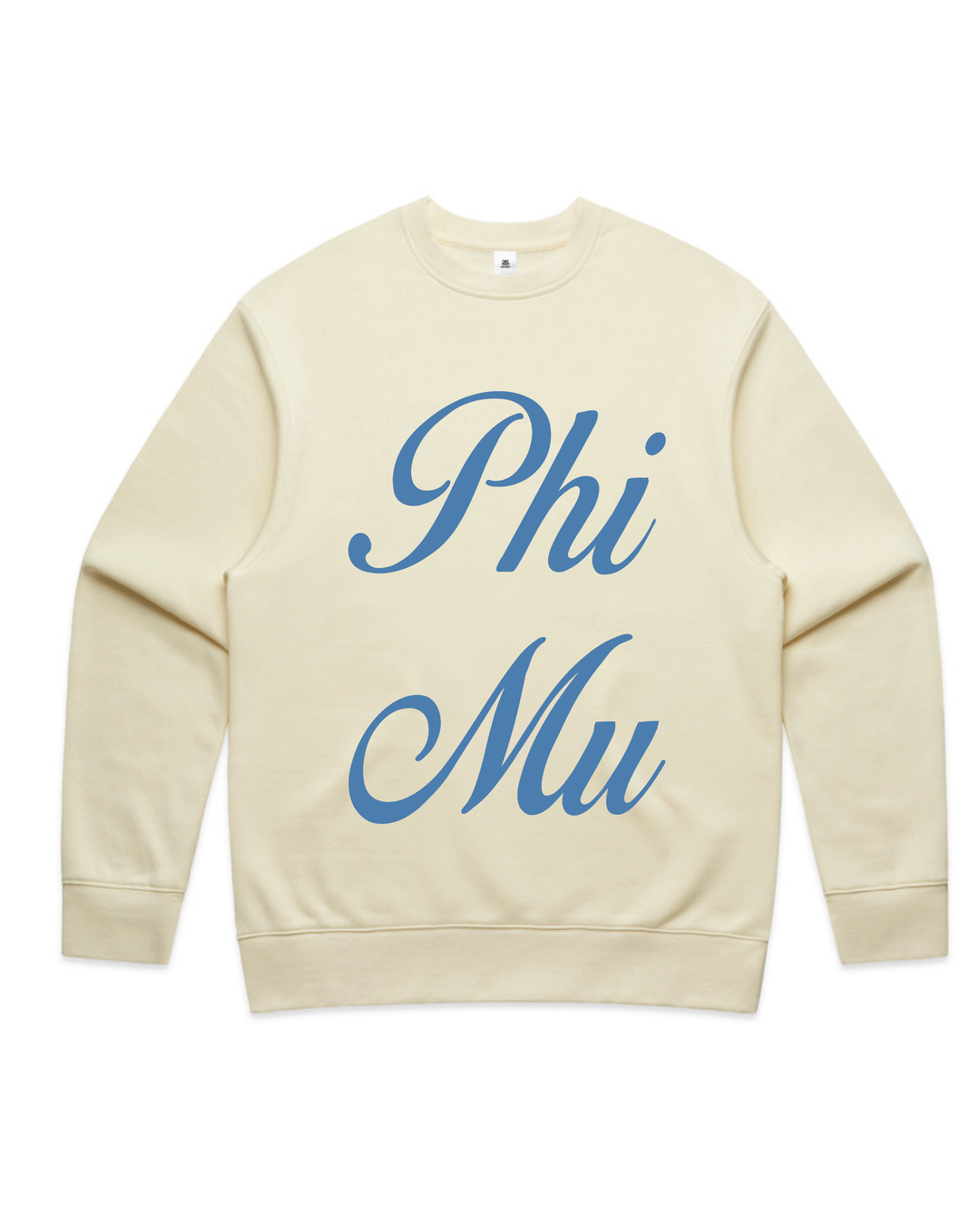 Cursive Script Butter Heavy Weight Crewneck