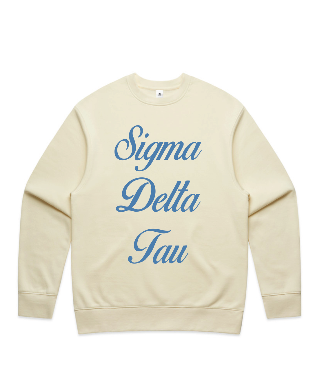 Cursive Script Butter Heavy Weight Crewneck