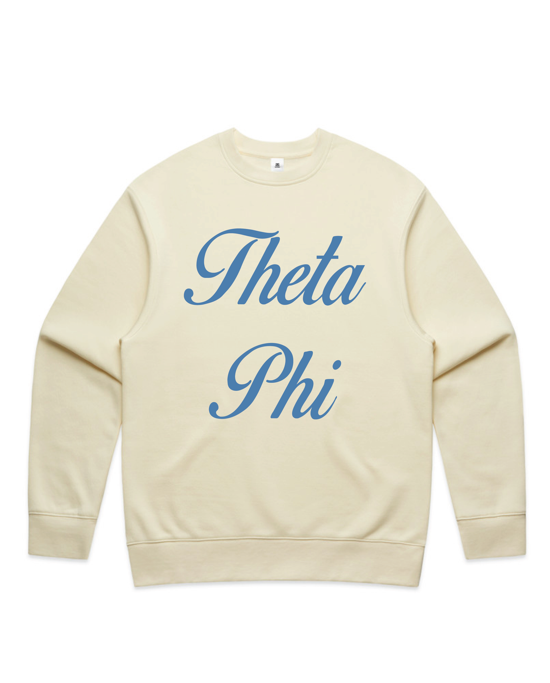 Cursive Script Butter Heavy Weight Crewneck