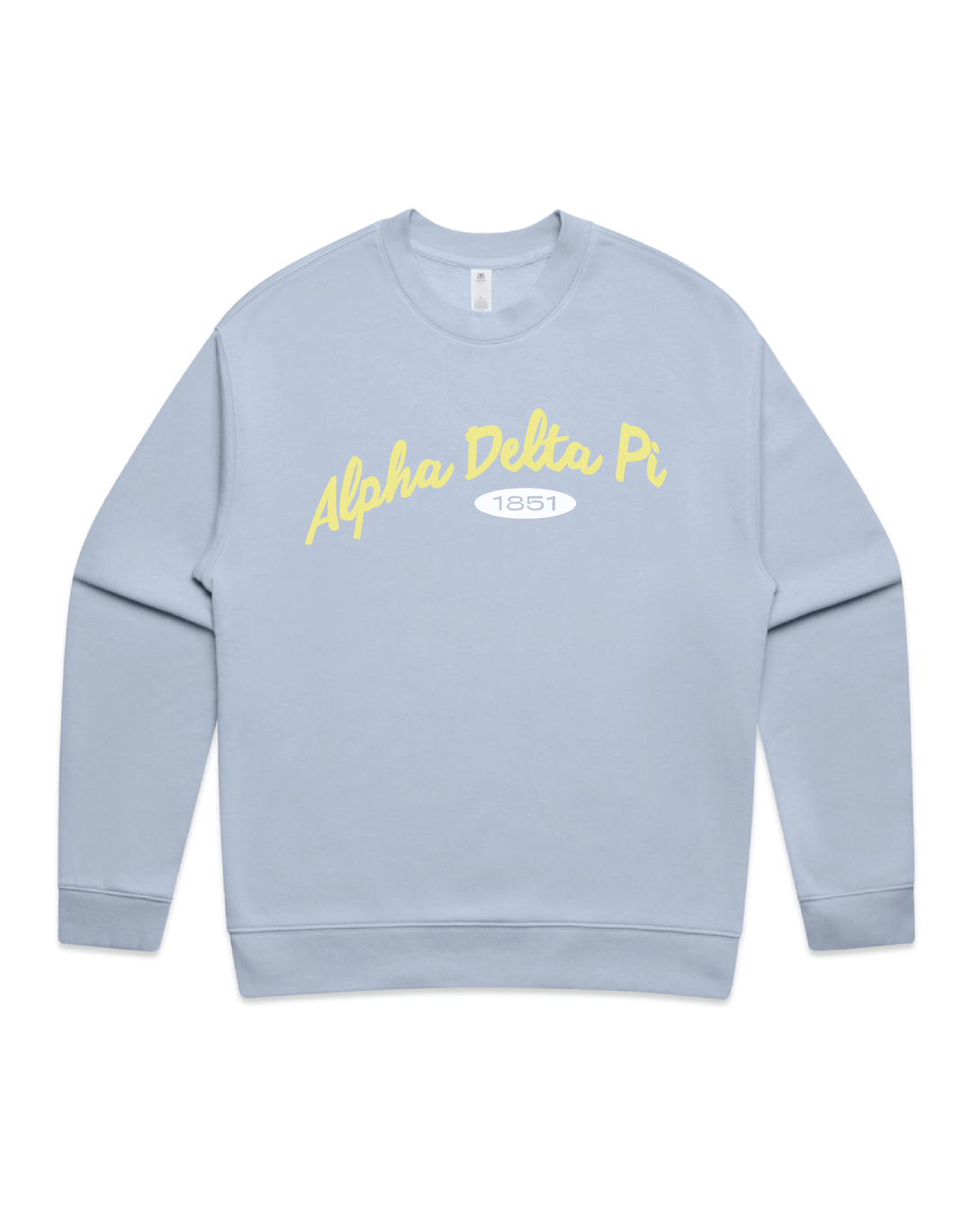 Curved Letters Heavy Weight Sorority Crewneck