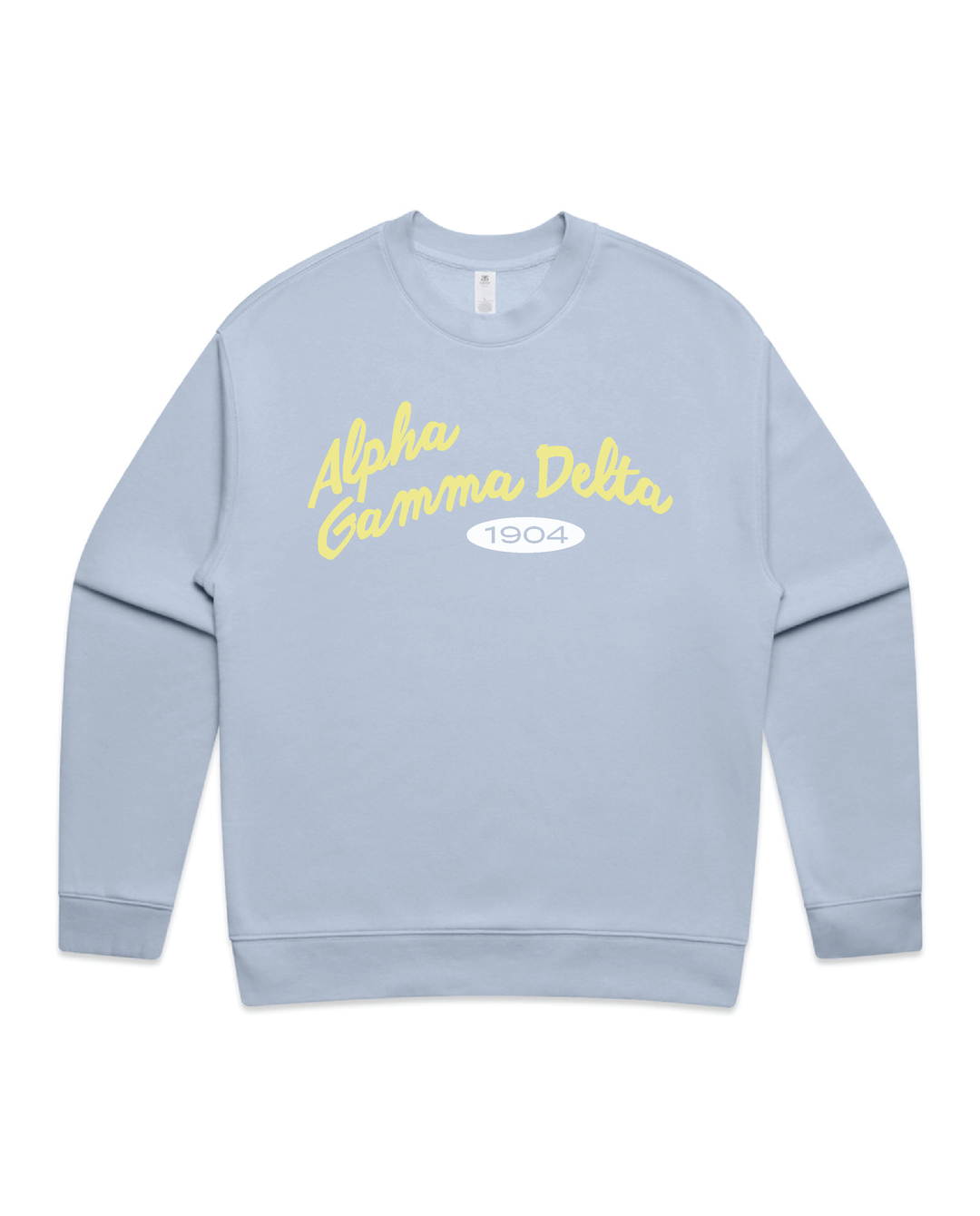 Curved Letters Heavy Weight Sorority Crewneck