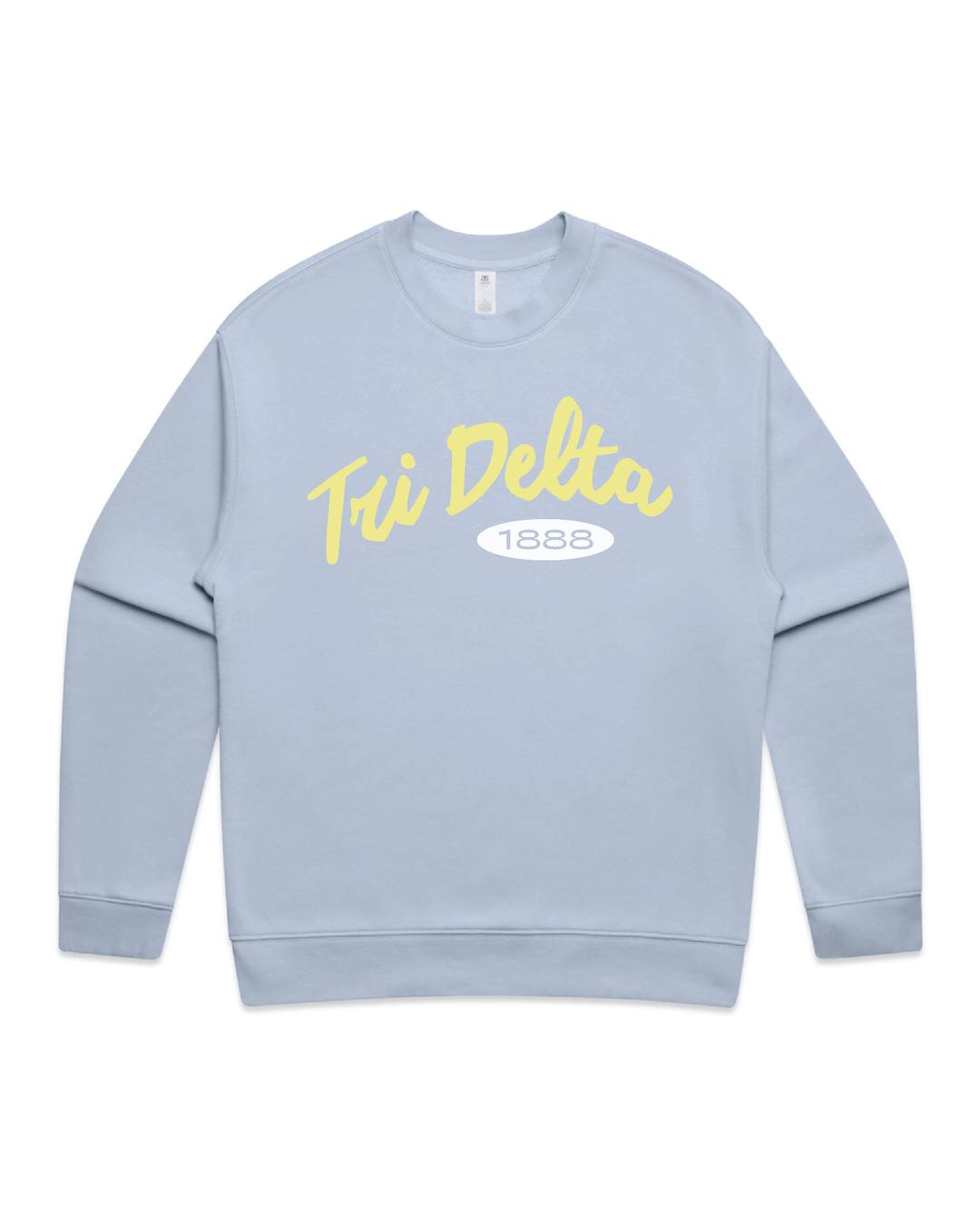 Curved Letters Heavy Weight Sorority Crewneck