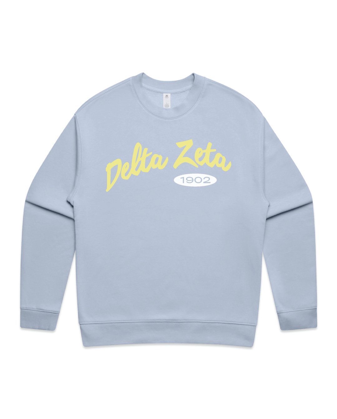 Curved Letters Heavy Weight Sorority Crewneck