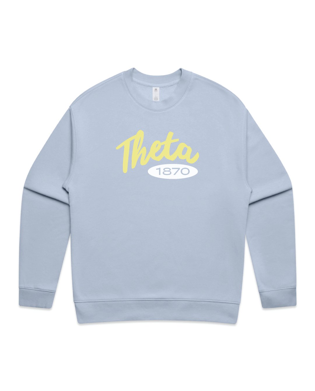 Curved Letters Heavy Weight Sorority Crewneck