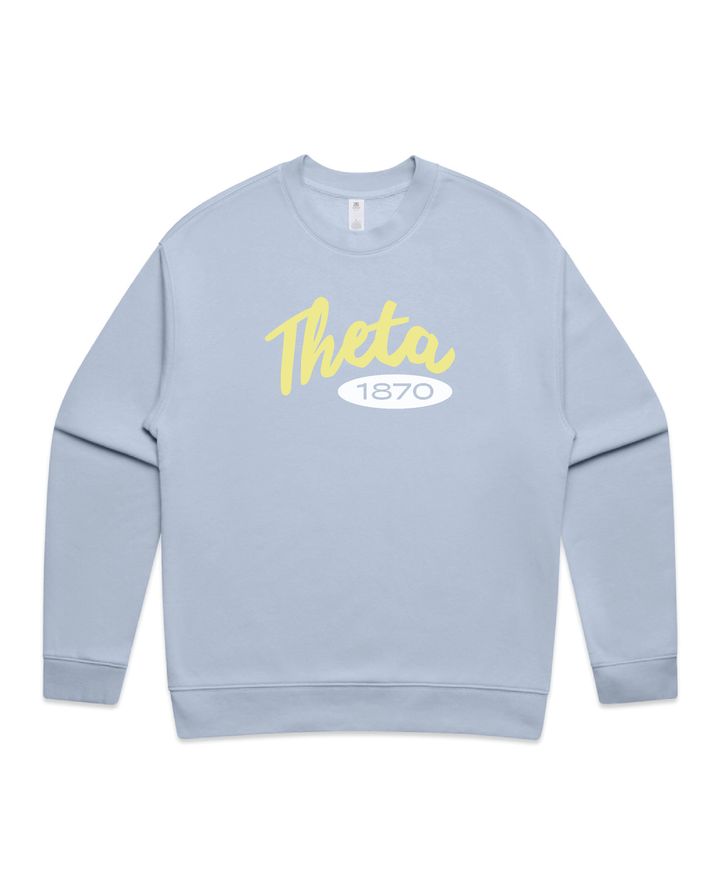 Curved Letters Heavy Weight Sorority Crewneck