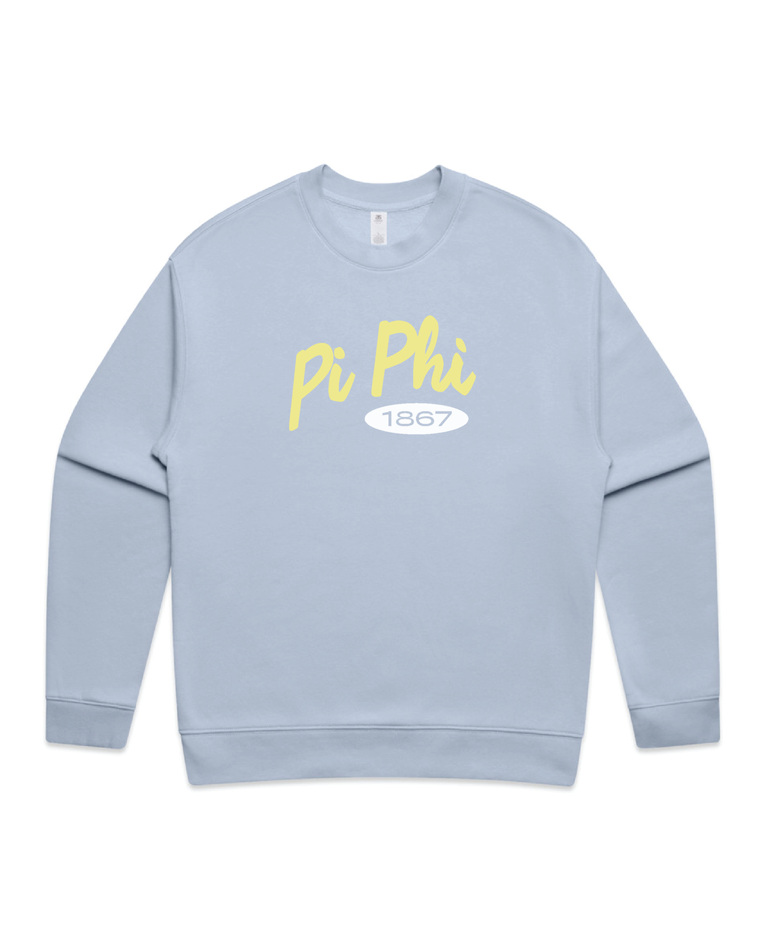 Curved Letters Heavy Weight Sorority Crewneck