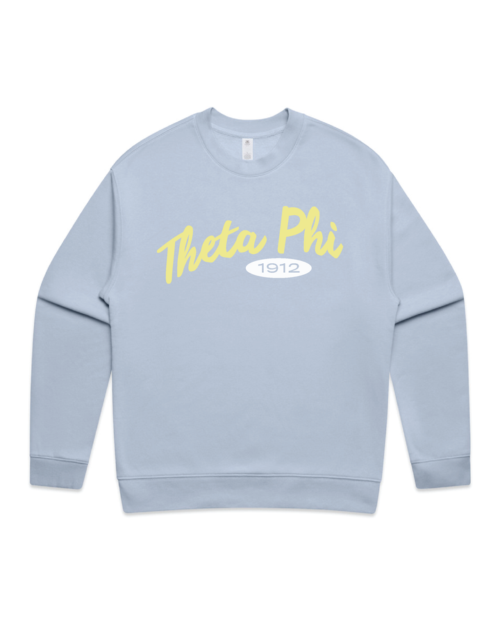 Curved Letters Heavy Weight Sorority Crewneck