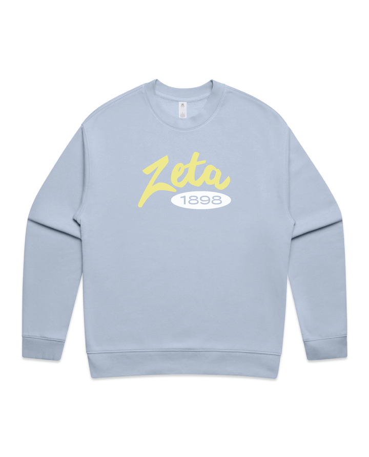 Curved Letters Heavy Weight Sorority Crewneck