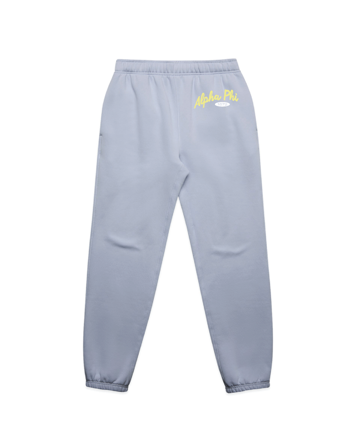 Curved Letters Heavy Weight Sorority Joggers