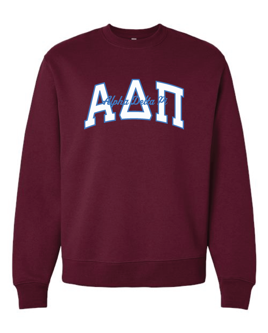 Varsity Maroon Heavy Weight Sorority Crewneck