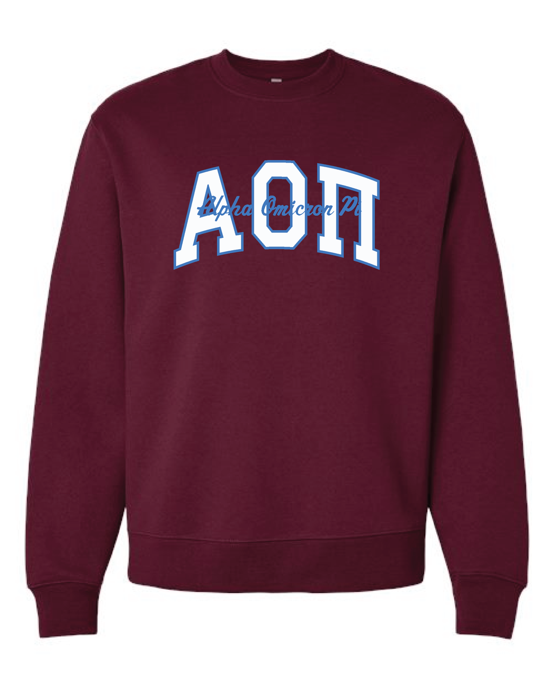 Varsity Maroon Heavy Weight Sorority Crewneck
