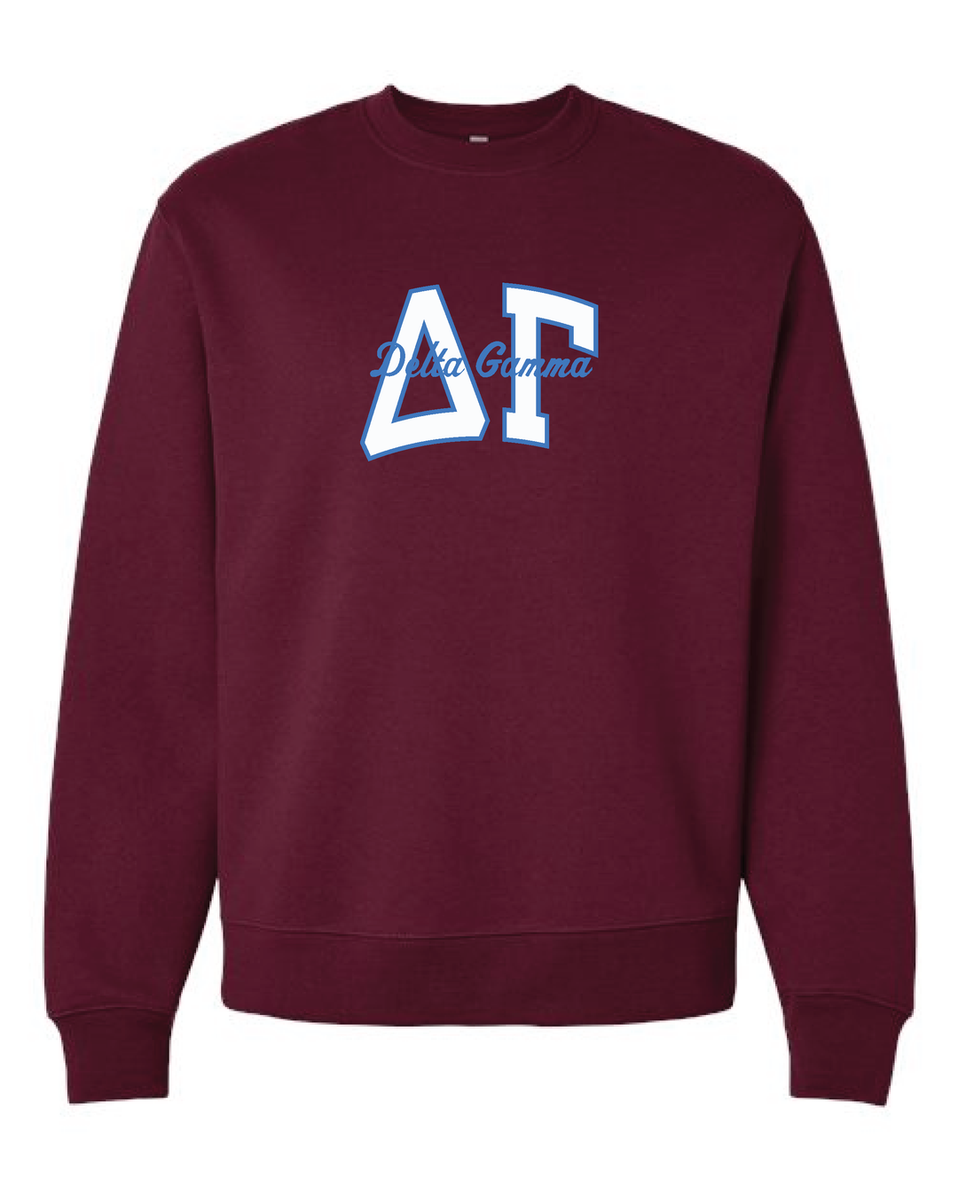 Varsity Maroon Heavy Weight Sorority Crewneck
