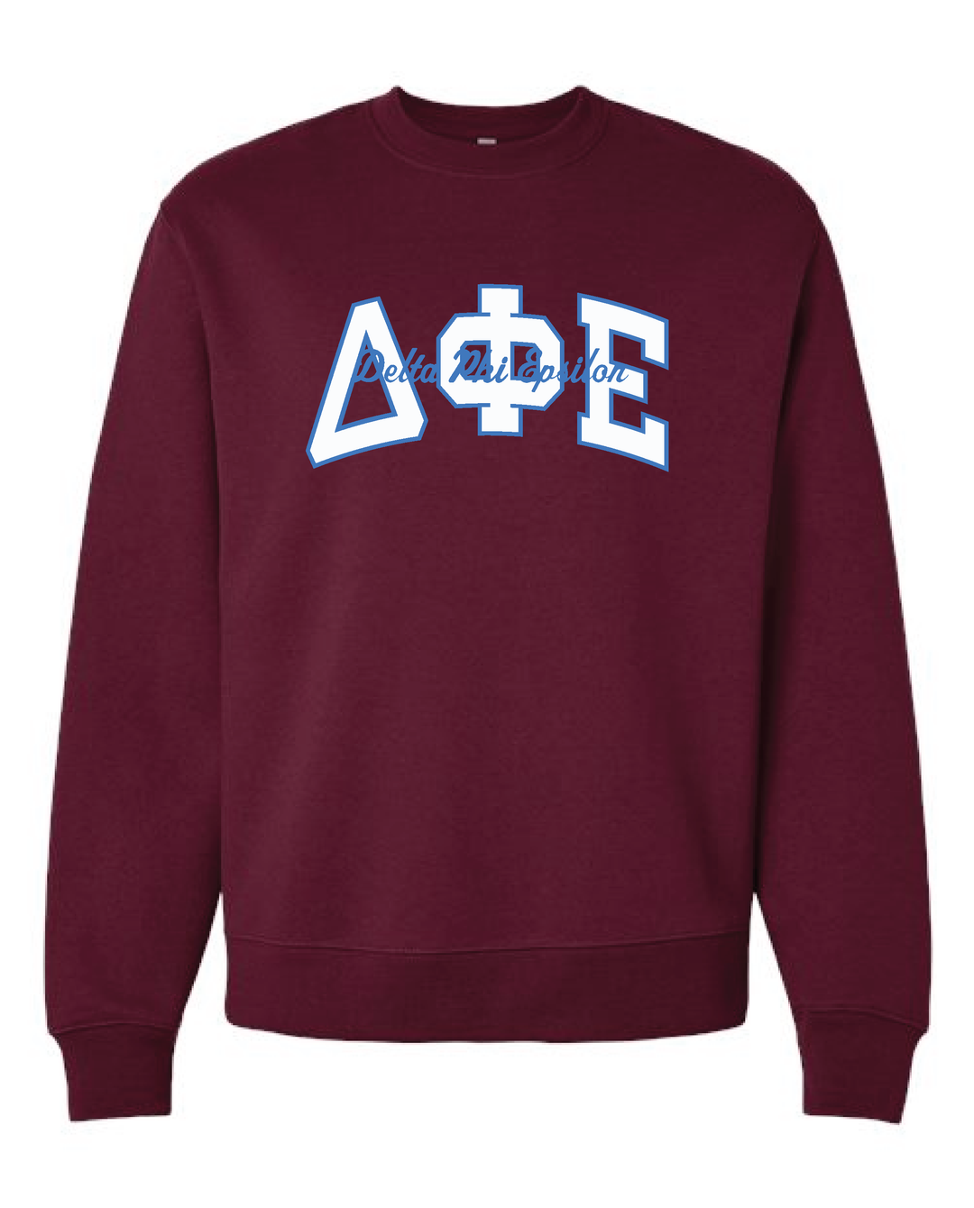 Varsity Maroon Heavy Weight Sorority Crewneck