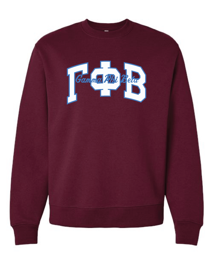 Varsity Maroon Heavy Weight Sorority Crewneck