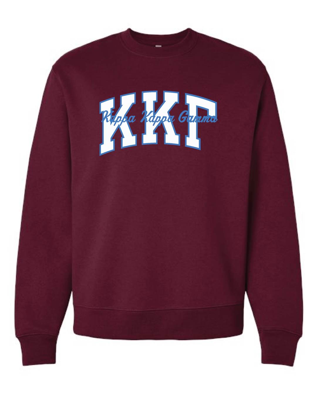 Varsity Maroon Heavy Weight Sorority Crewneck