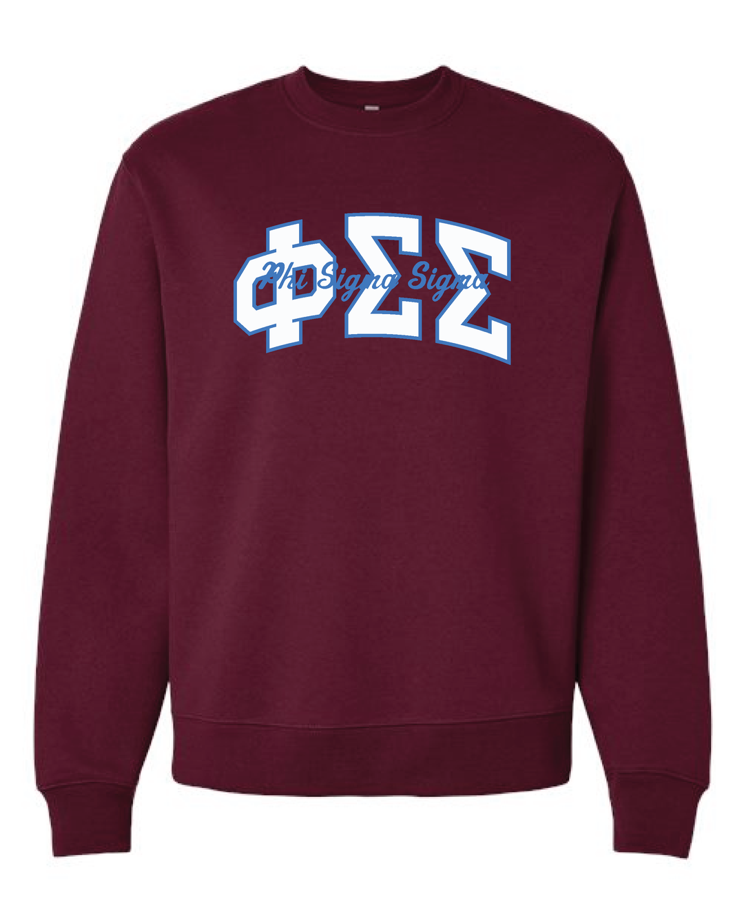 Varsity Maroon Heavy Weight Sorority Crewneck