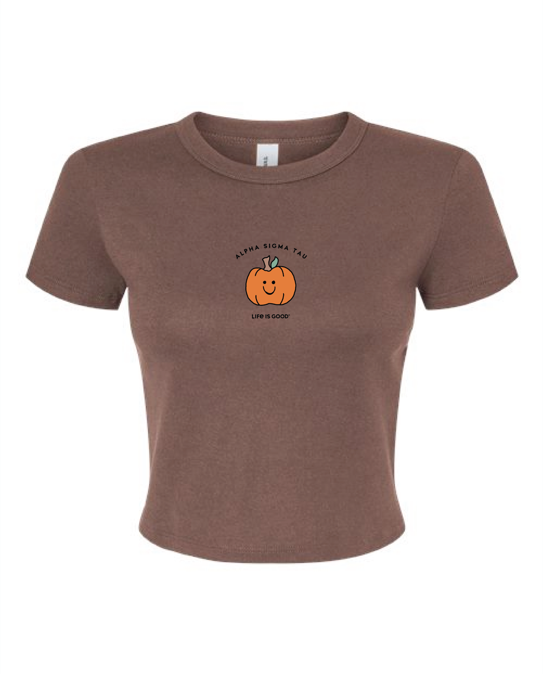 LIFE IS GOOD® Smiley Pumpkin Sorority Baby Tee