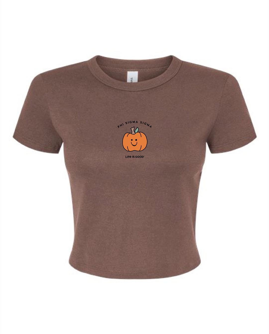 LIFE IS GOOD® Smiley Pumpkin Sorority Baby Tee