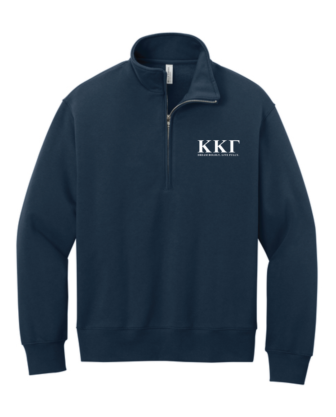 Est Year Embroidered Sorority Quarter Zip
