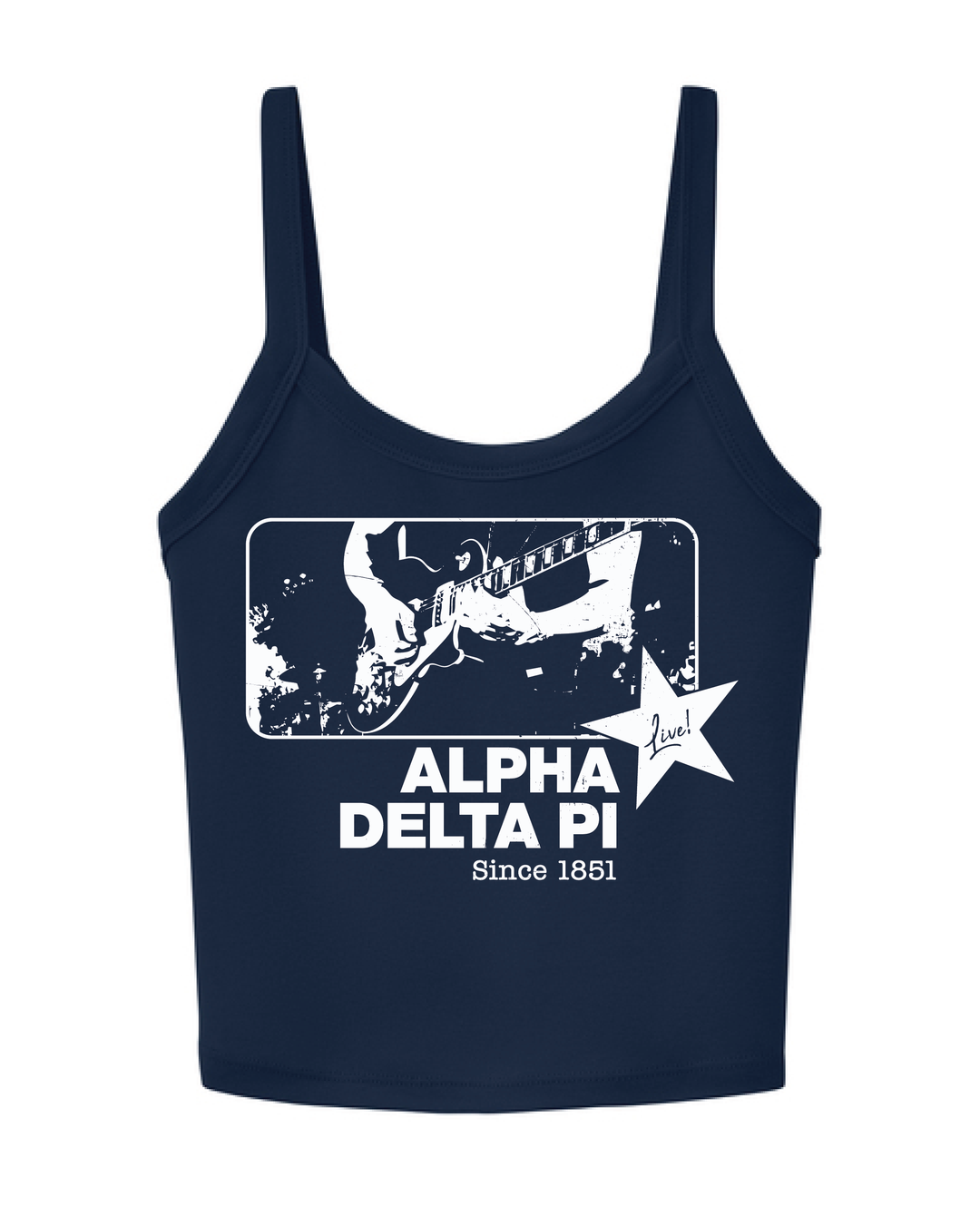 Sorority Live Navy Tank