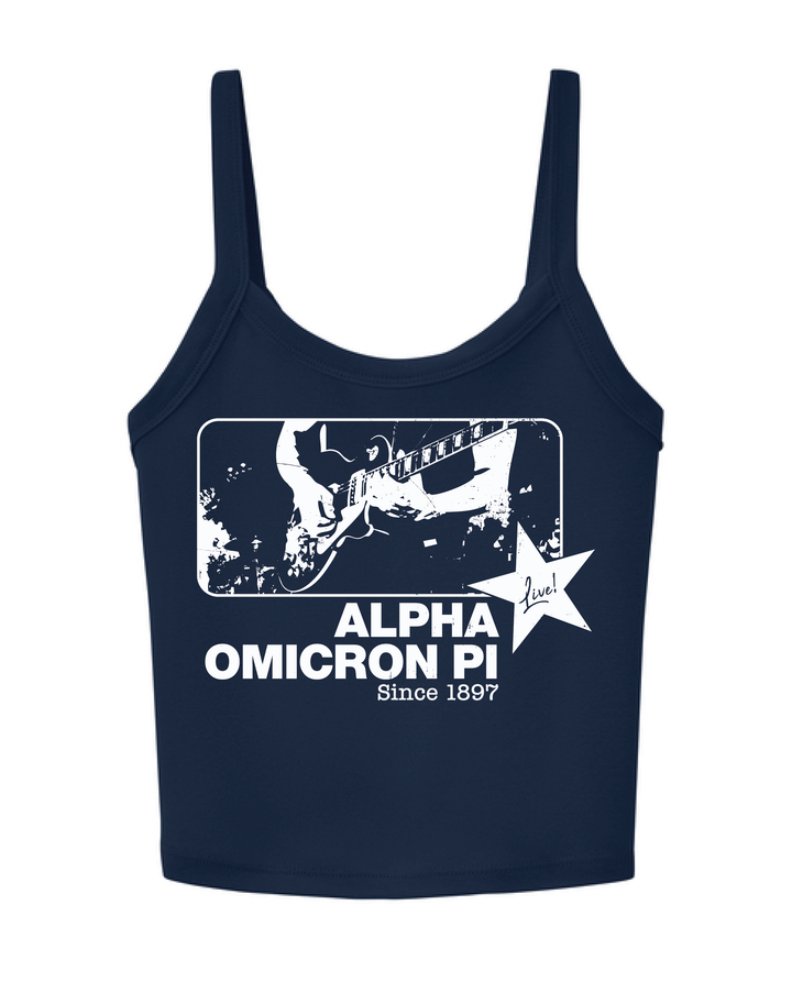 Sorority Live Navy Tank