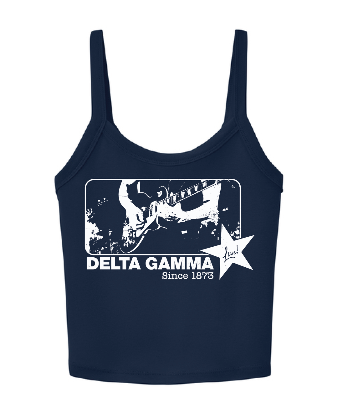 Sorority Live Navy Tank