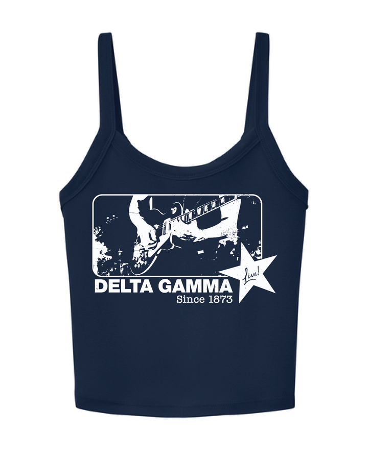 Sorority Live Navy Tank