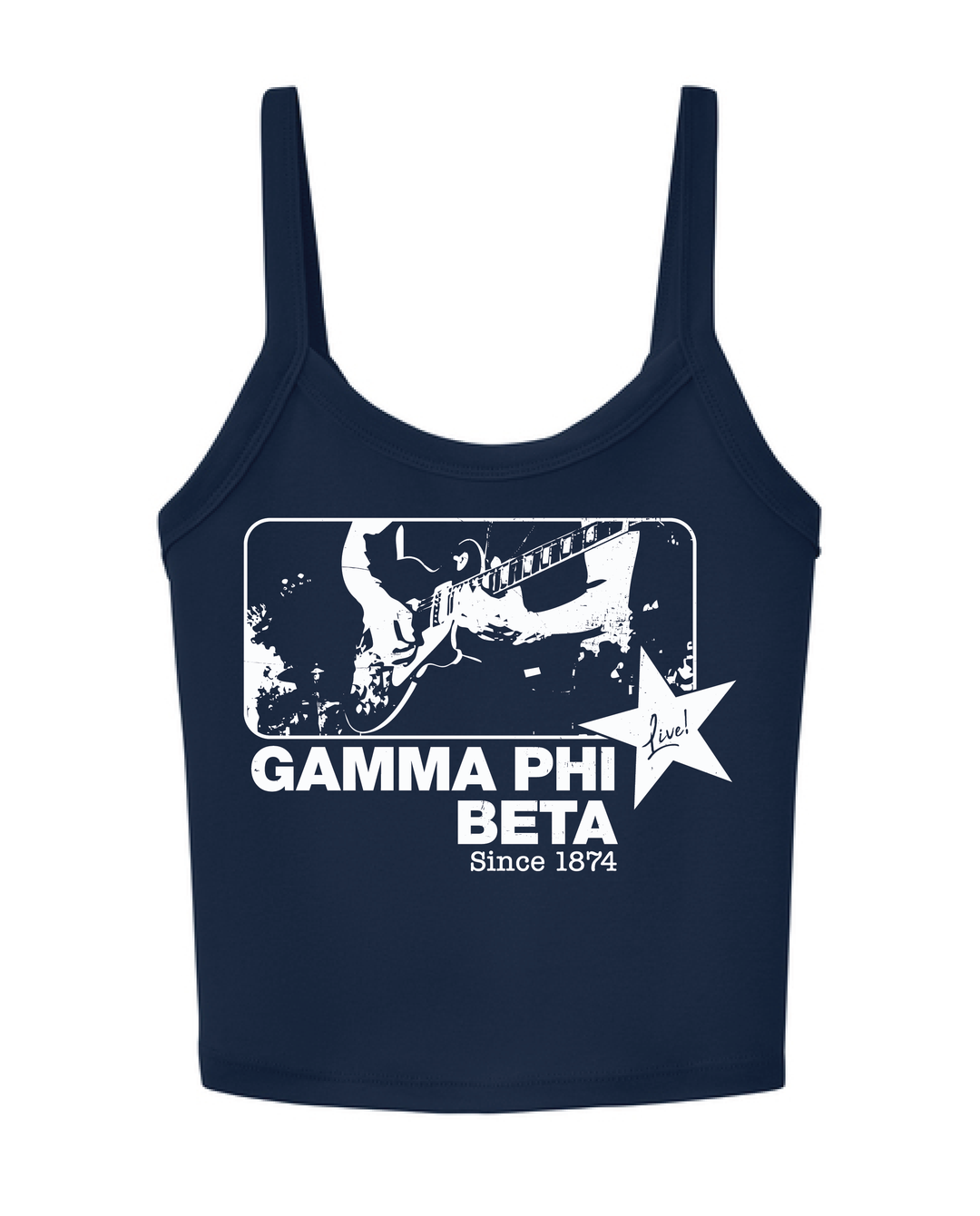 Sorority Live Navy Tank