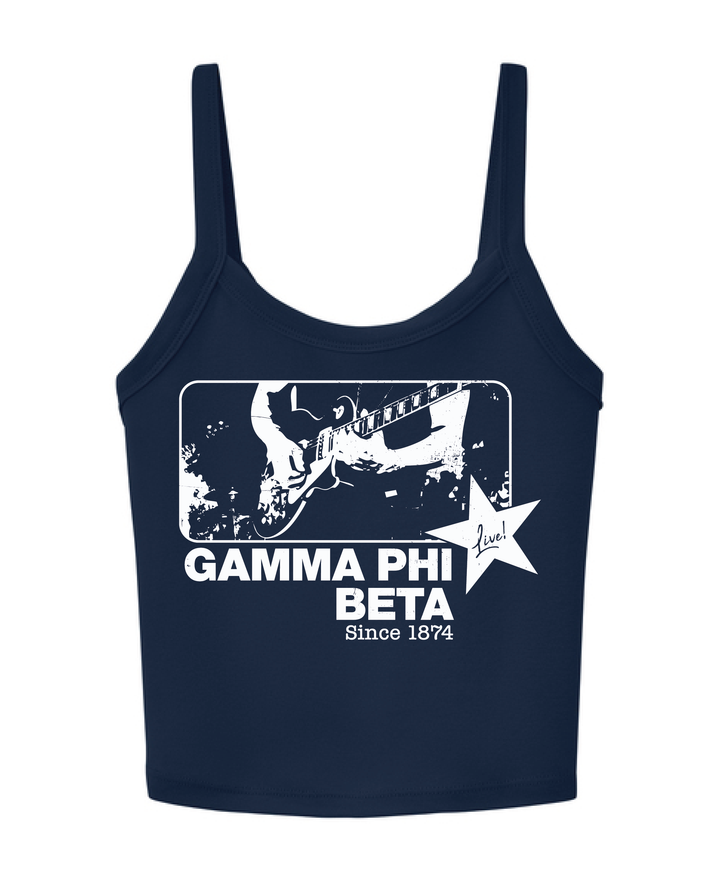 Sorority Live Navy Tank