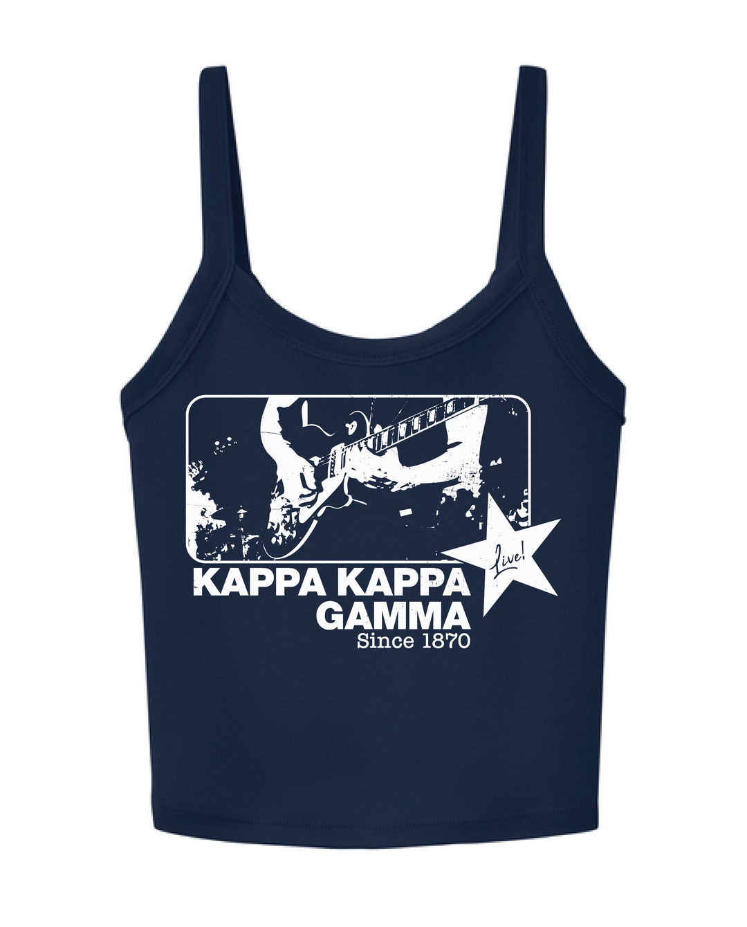 Sorority Live Navy Tank