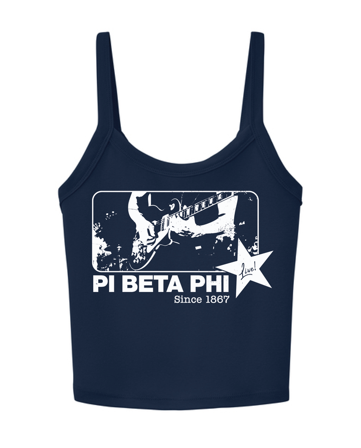 Sorority Live Navy Tank