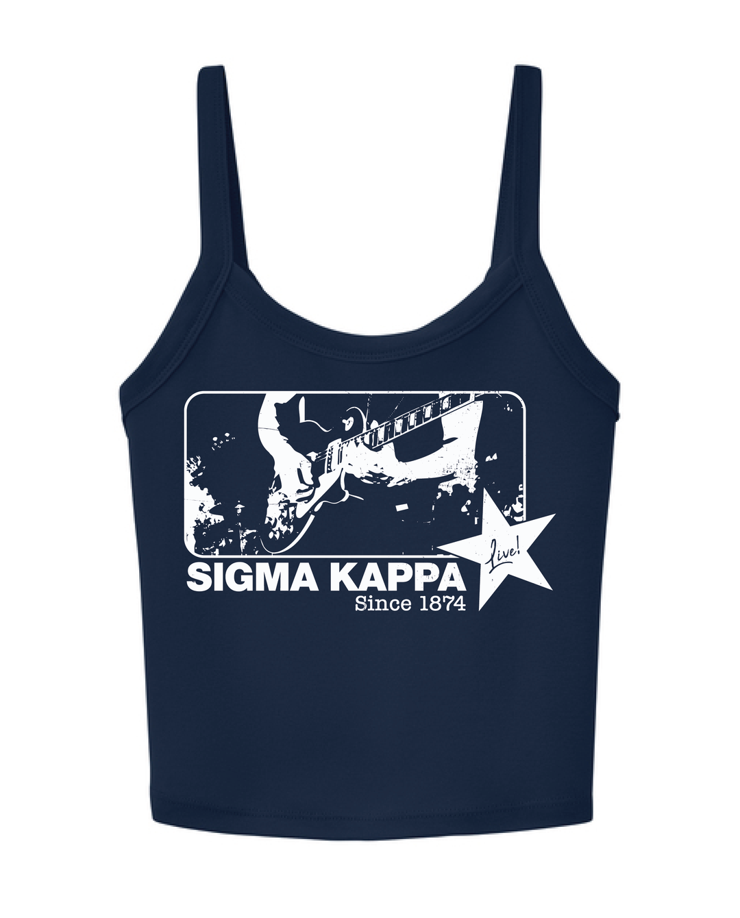 Sorority Live Navy Tank