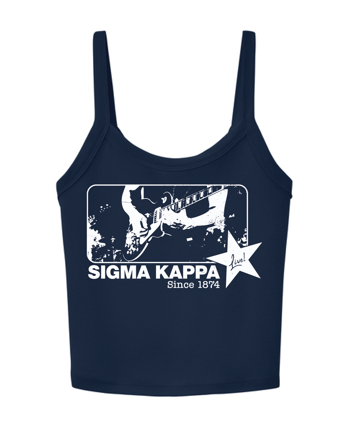 Sorority Live Navy Tank