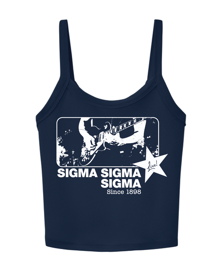 Sorority Live Navy Tank