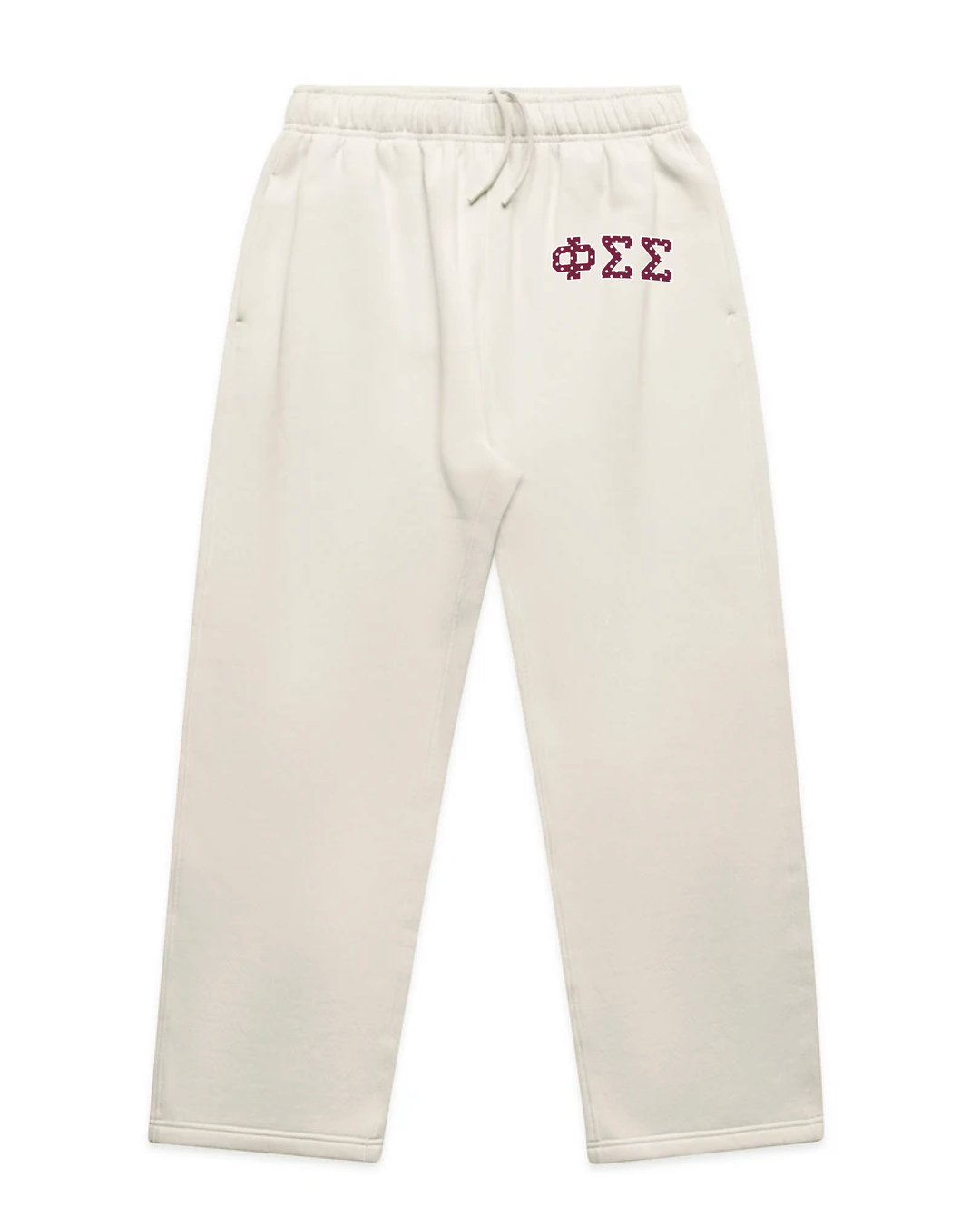 Maroon Polka Dots Sorority Wide Leg Sweatpants