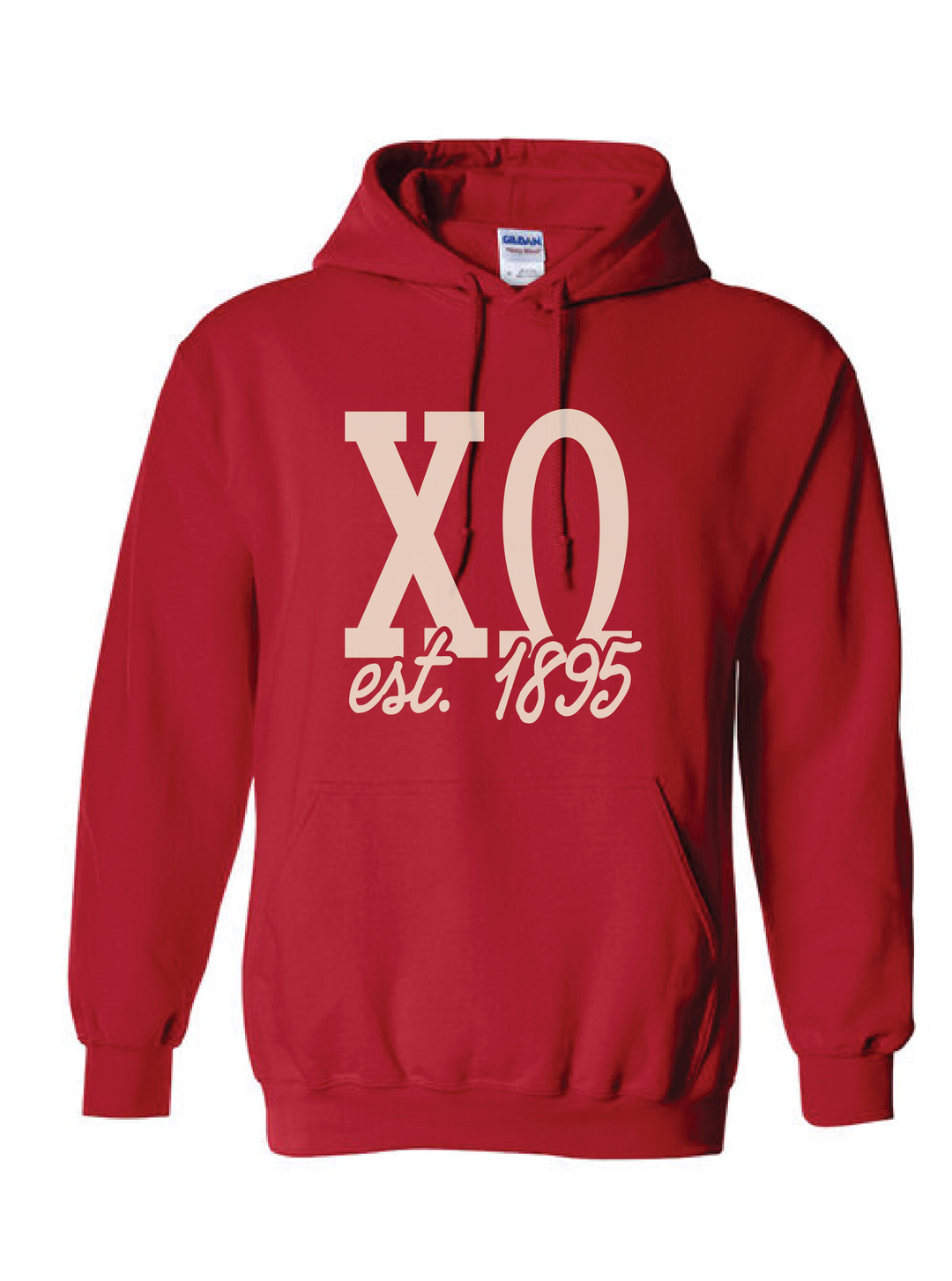 Bold Red Sorority Hoodie