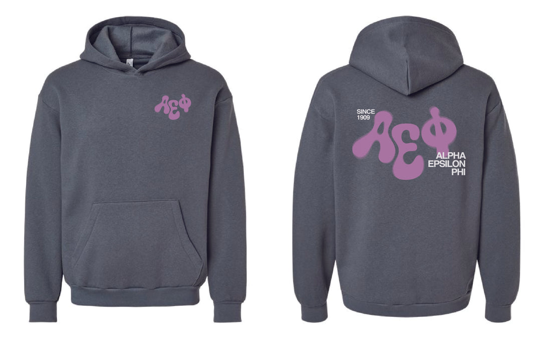 Abstract Letters Sorority Hoodie - 2XL - 3XL