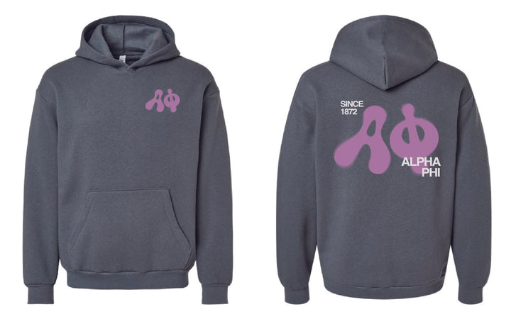 Abstract Letters Sorority Hoodie