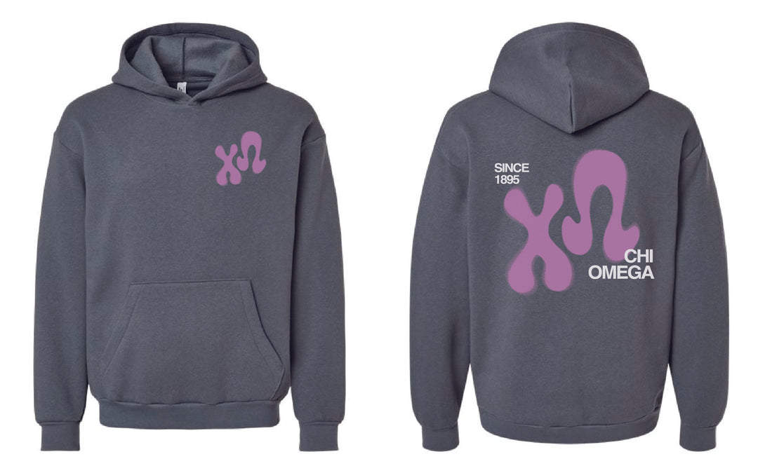 Abstract Letters Sorority Hoodie