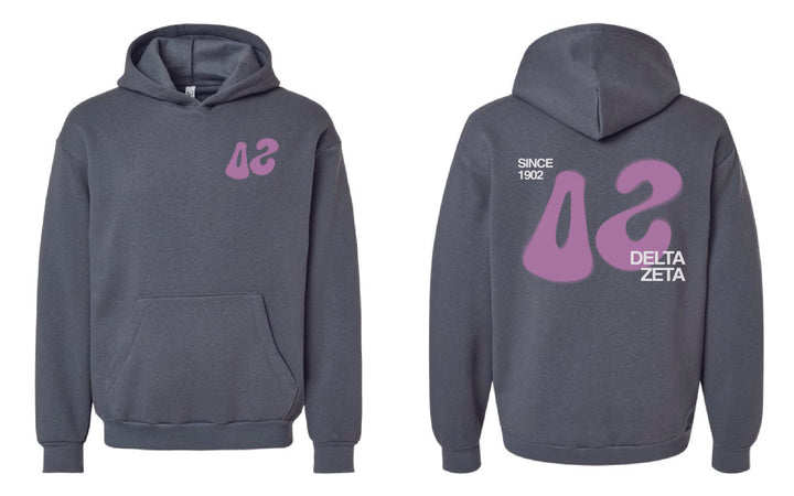 Abstract Letters Sorority Hoodie - 2XL - 3XL