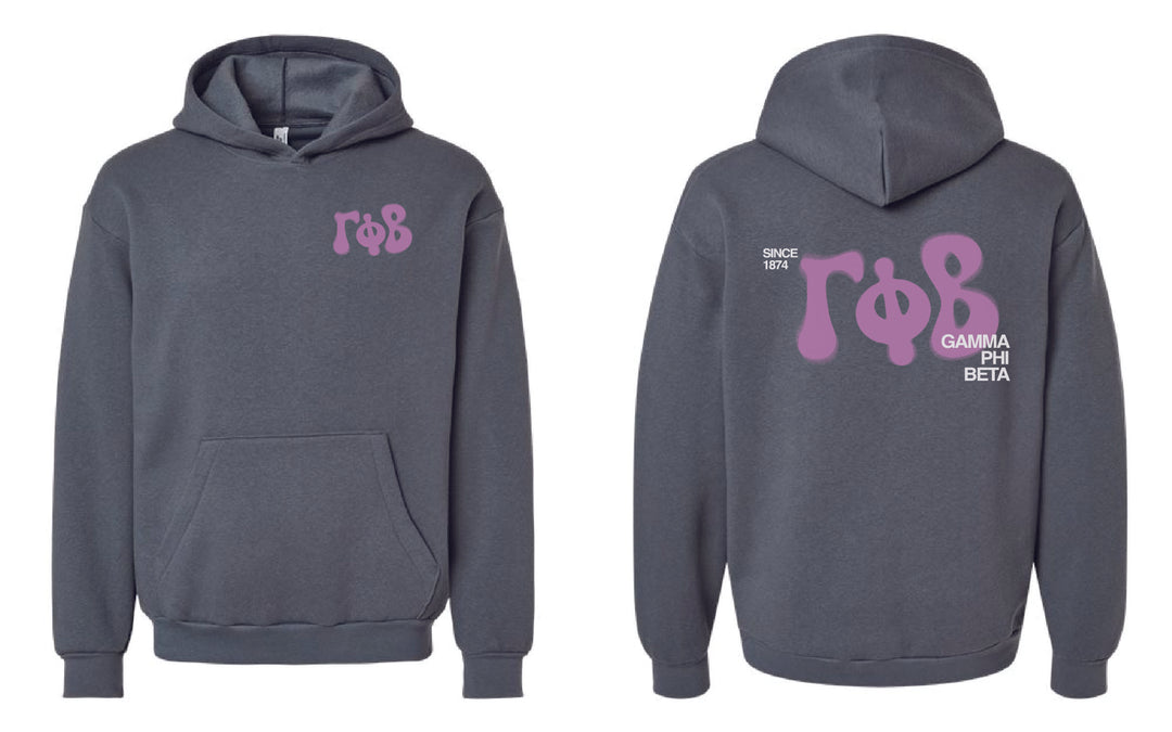 Abstract Letters Sorority Hoodie