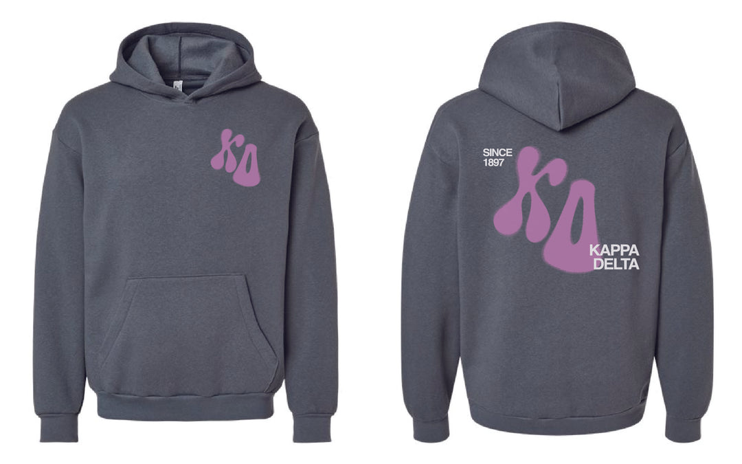 Abstract Letters Sorority Hoodie - 2XL - 3XL