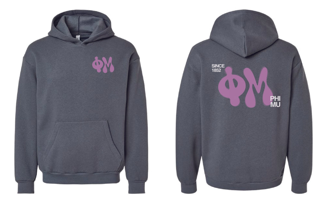 Abstract Letters Sorority Hoodie - 2XL - 3XL