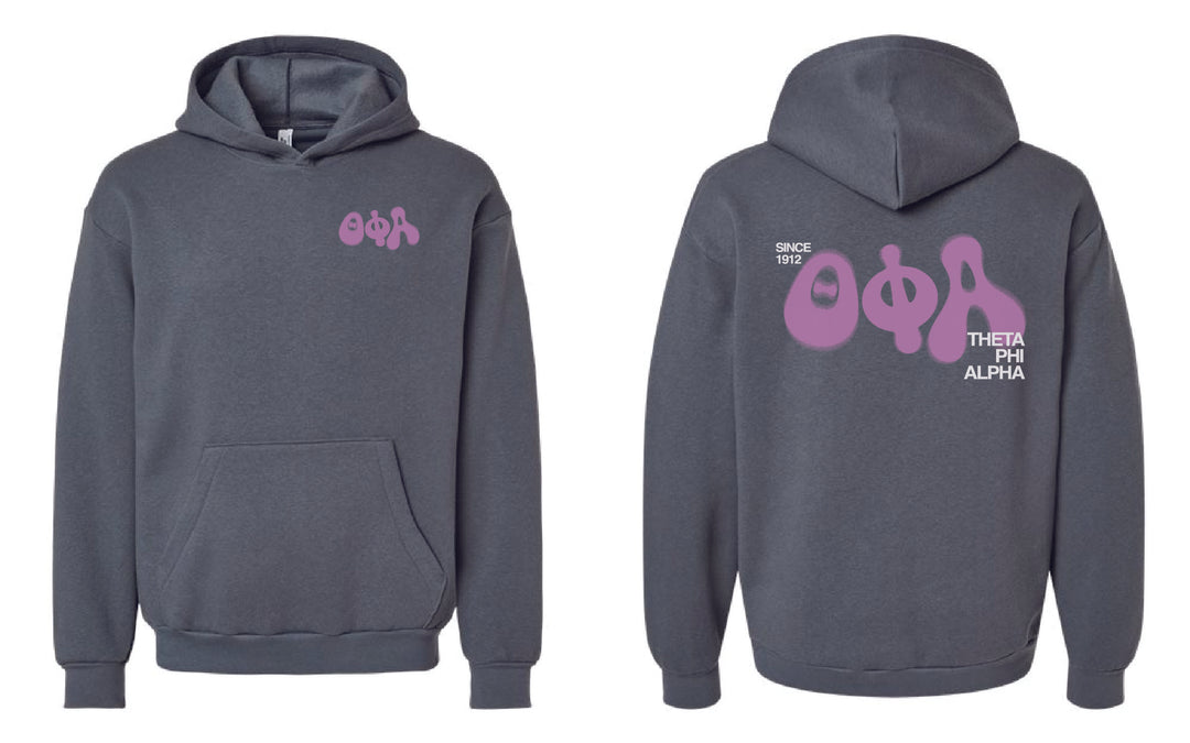 Abstract Letters Sorority Hoodie - 2XL - 3XL