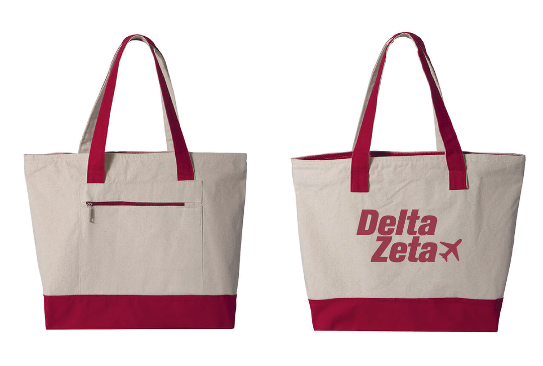 Airplane Mode Sorority Tote