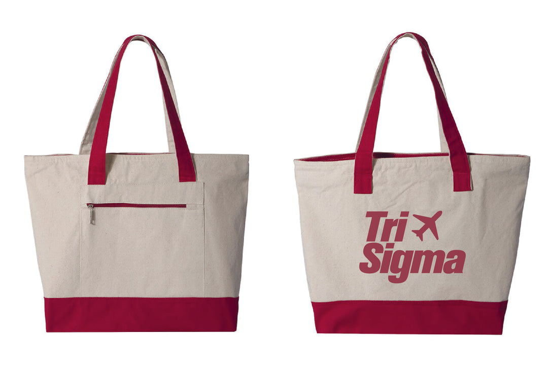 Airplane Mode Sorority Tote