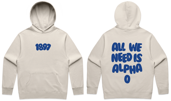 All We Need Heavy Weight Sorority Hoodie