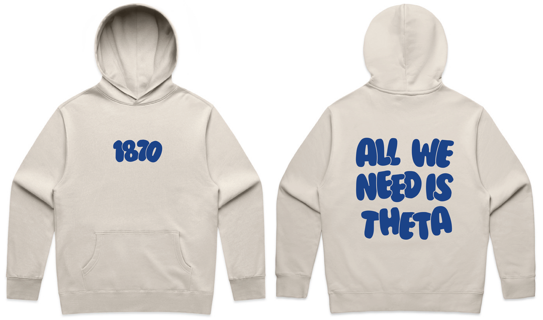 All We Need Heavy Weight Sorority Hoodie